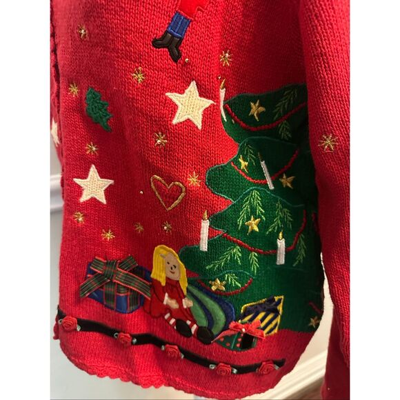 Vintage Deadstock Christmas Vest Size Small NWT - Picture 4 of 7